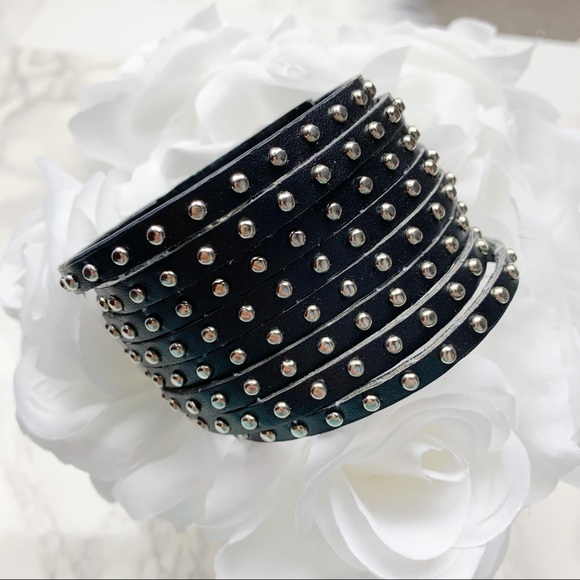 Jewelry - Leather Studded Bracelet
